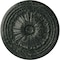 Ekena Millwork Alexa Ceiling Medallion (Fits Canopies up to 2 7/8"), 20 1/2"OD x 1 7/8"P, Painted Turtle Crackle CM20ALPTC - alternate 1